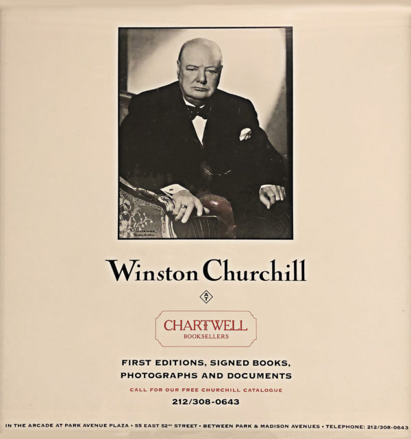 “WINSTON CHURCHILL at CHARTWELL BOOKSELLERS” Poster