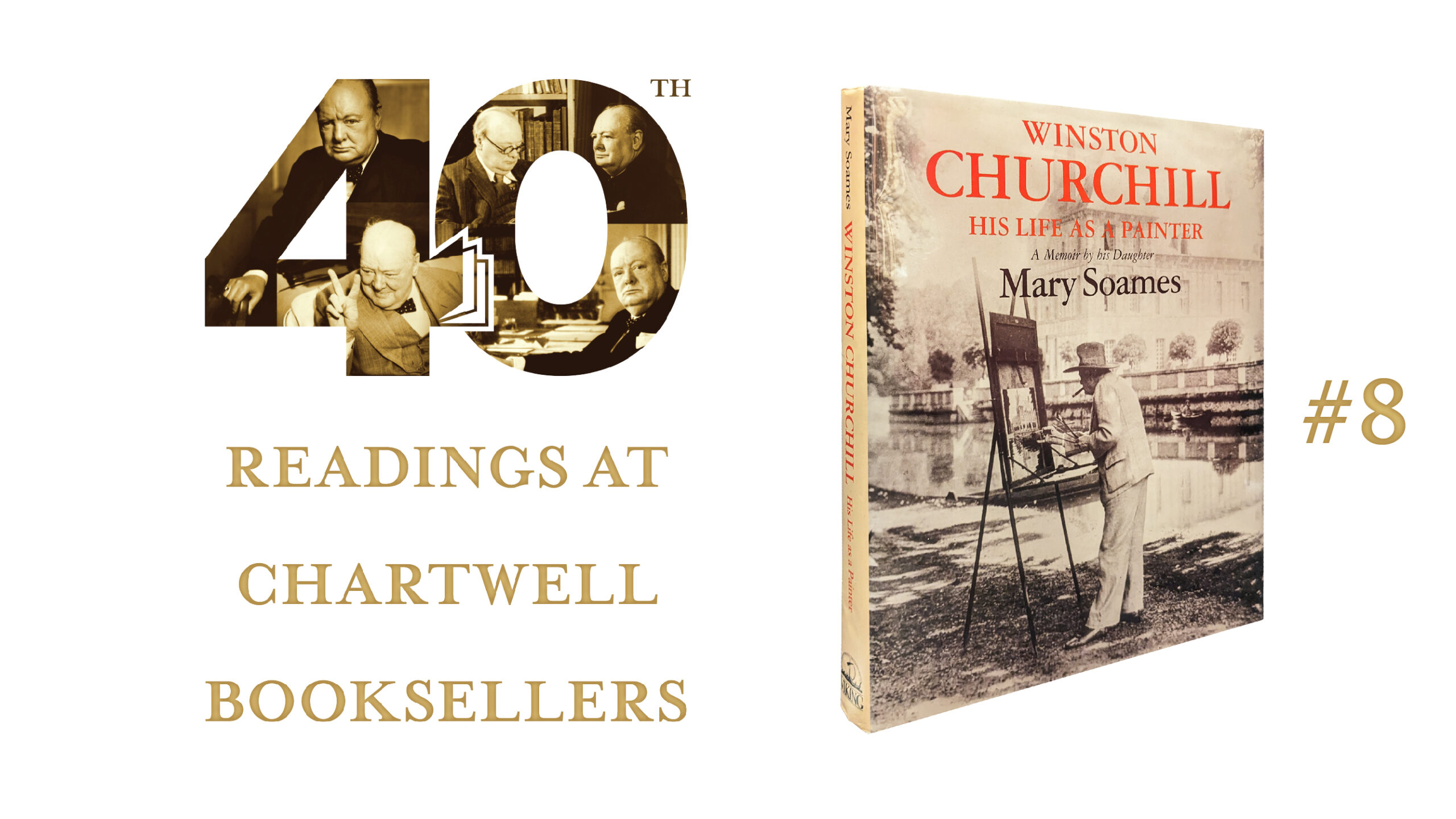 WATCH EDWINA SANDYS READ “WINSTON CHURCHILL: HIS LIFE AS A PAINTER,”  BY MARY SOAMES