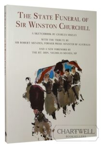 Product image: THE STATE FUNERAL OF SIR WINSTON CHURCHILL: A Sketchbook by Charles Mozley
