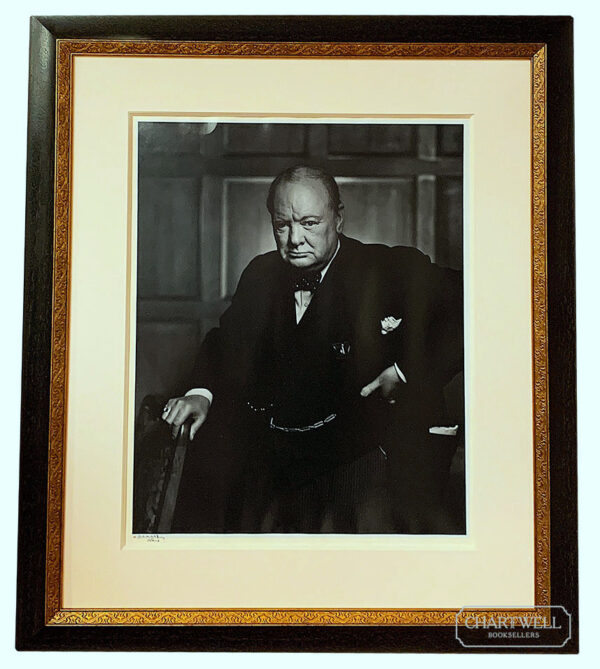 Product image: Framed KARSH  PORTRAIT PHOTOGRAPH of Winston Churchill