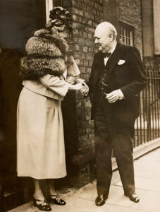 Product image: POSTWAR Original PRESS PHOTOGRAPH of Winston Churchill