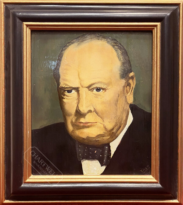 Product image: ORIGINAL OIL PORTRAIT PAINTING OF WINSTON CHURCHILL