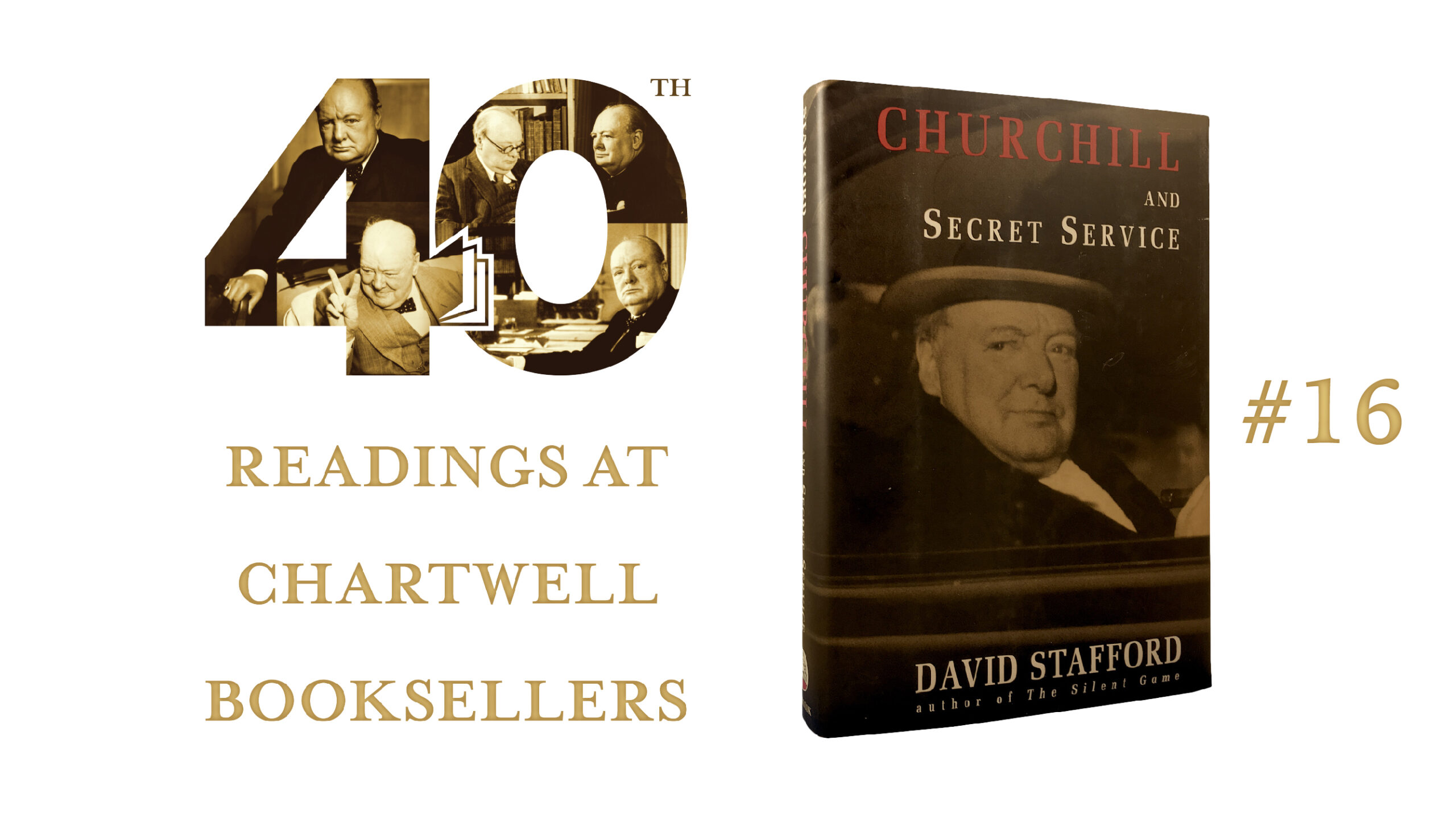 WATCH DANNY BURSTEIN READ “CHURCHILL AND SECRET SERVICE,” BY DAVID STAFFORD