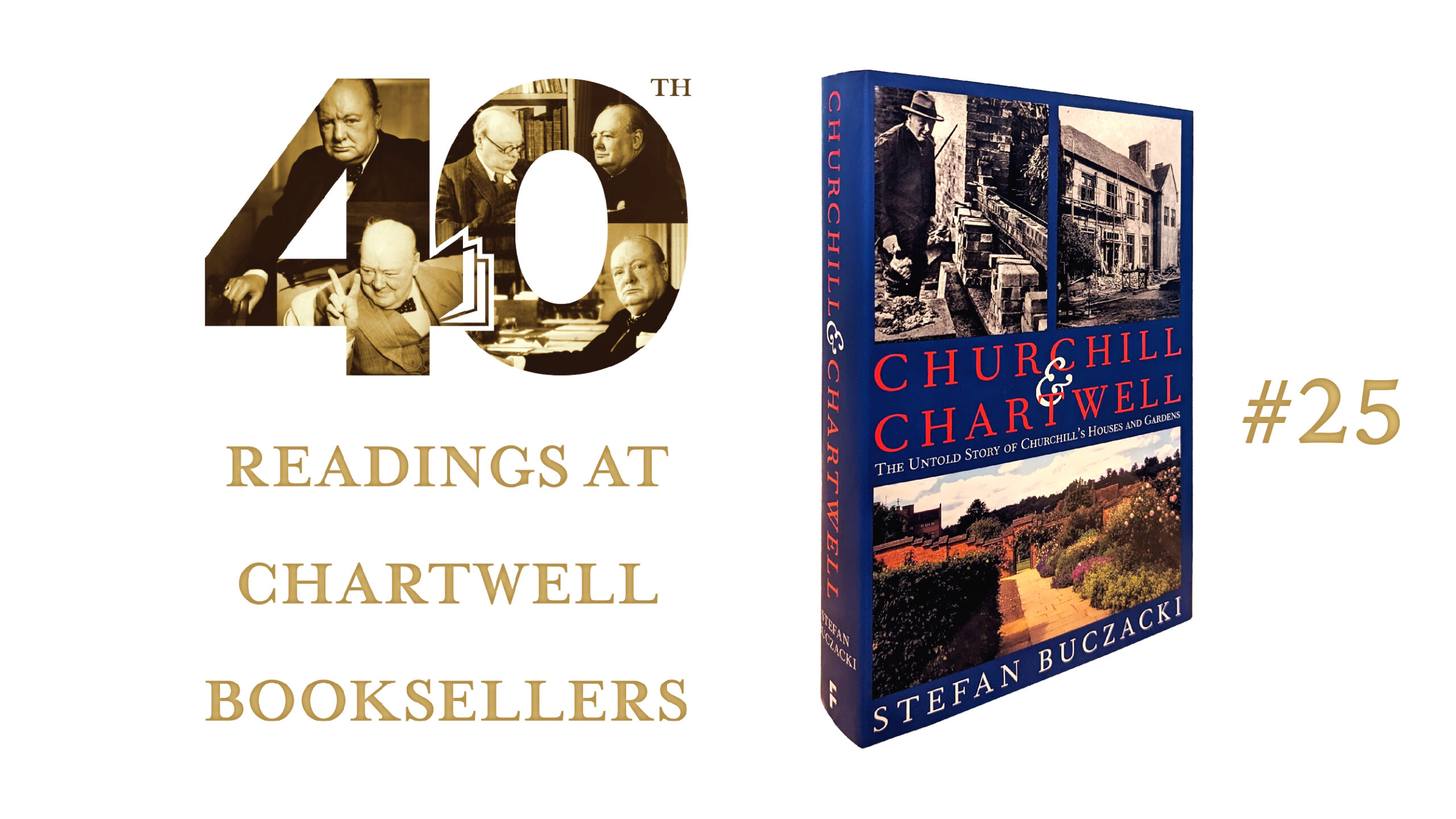 WATCH JULIE HALSTON READ “CHURCHILL & CHARTWELL” BY STEPHAN BUCZACKI