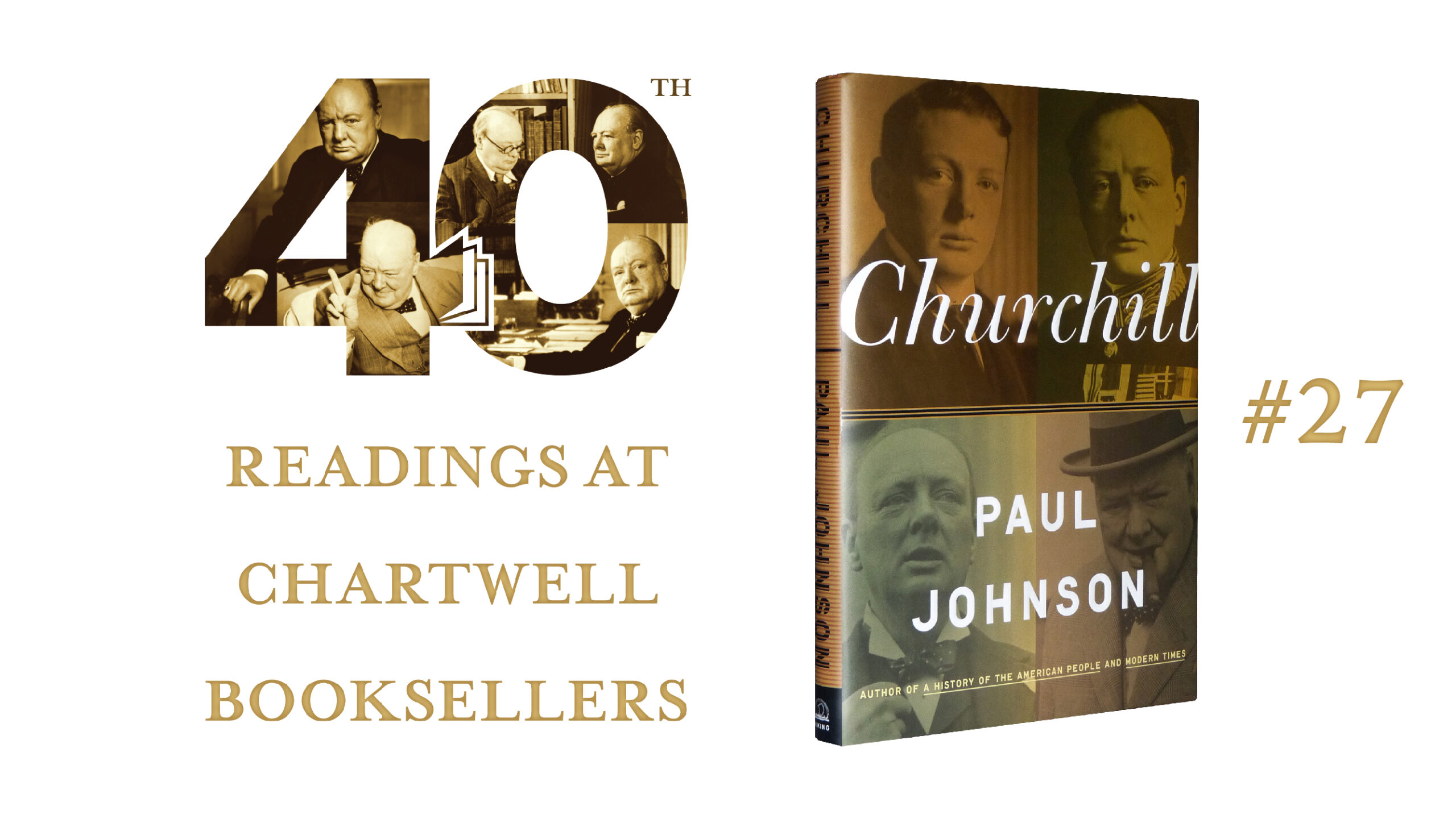 WATCH EVAN HANDLER READ “CHURCHILL” BY PAUL JOHNSON