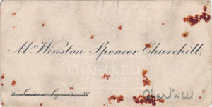 Product image: WINSTON CHURCHILL'S CALLING CARD