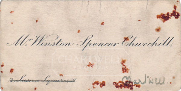 Product image: WINSTON CHURCHILL'S CALLING CARD