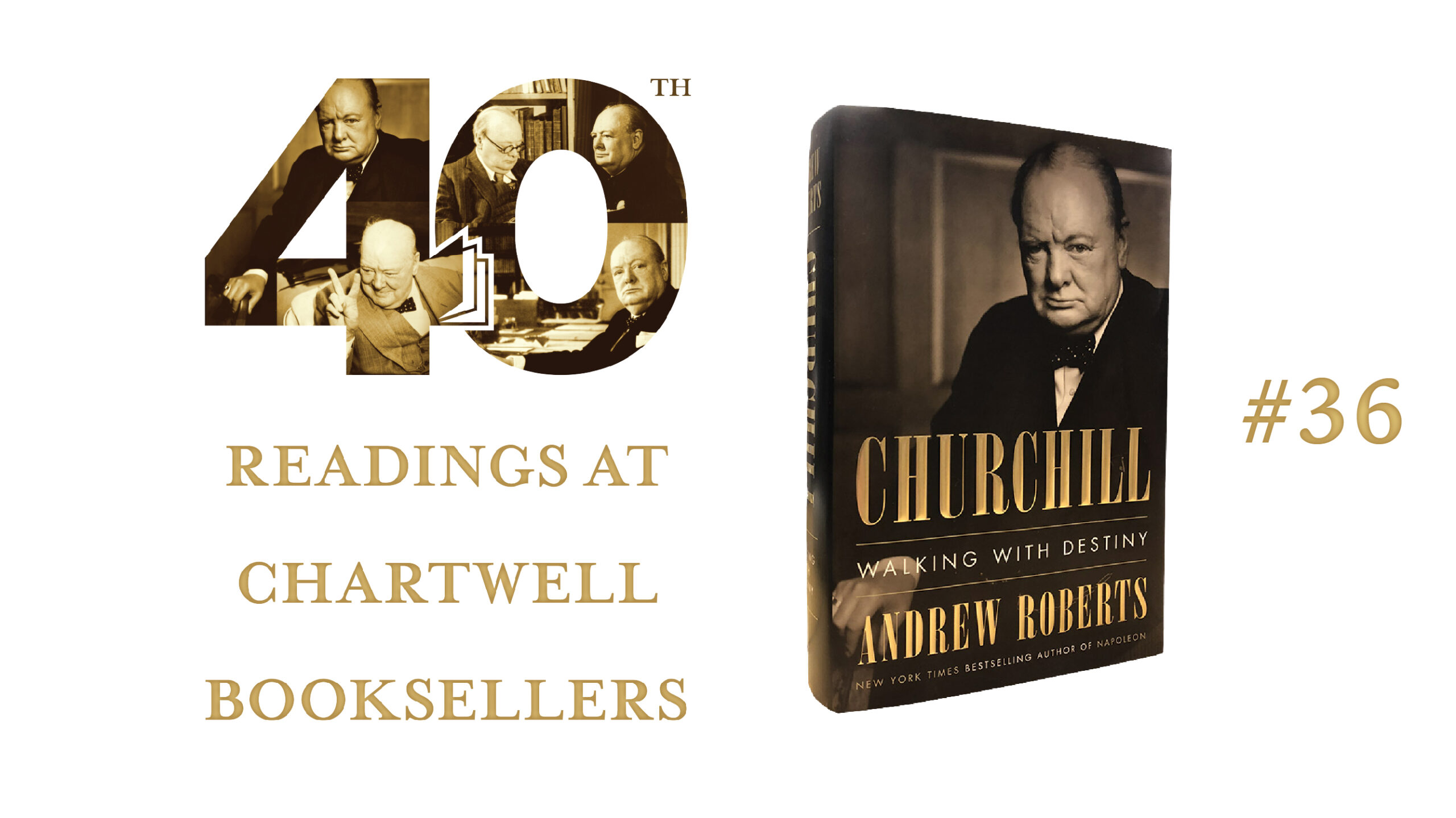 WATCH AUTHOR ANDREW ROBERTS READ “CHURCHILL: WALKING WITH DESTINY”