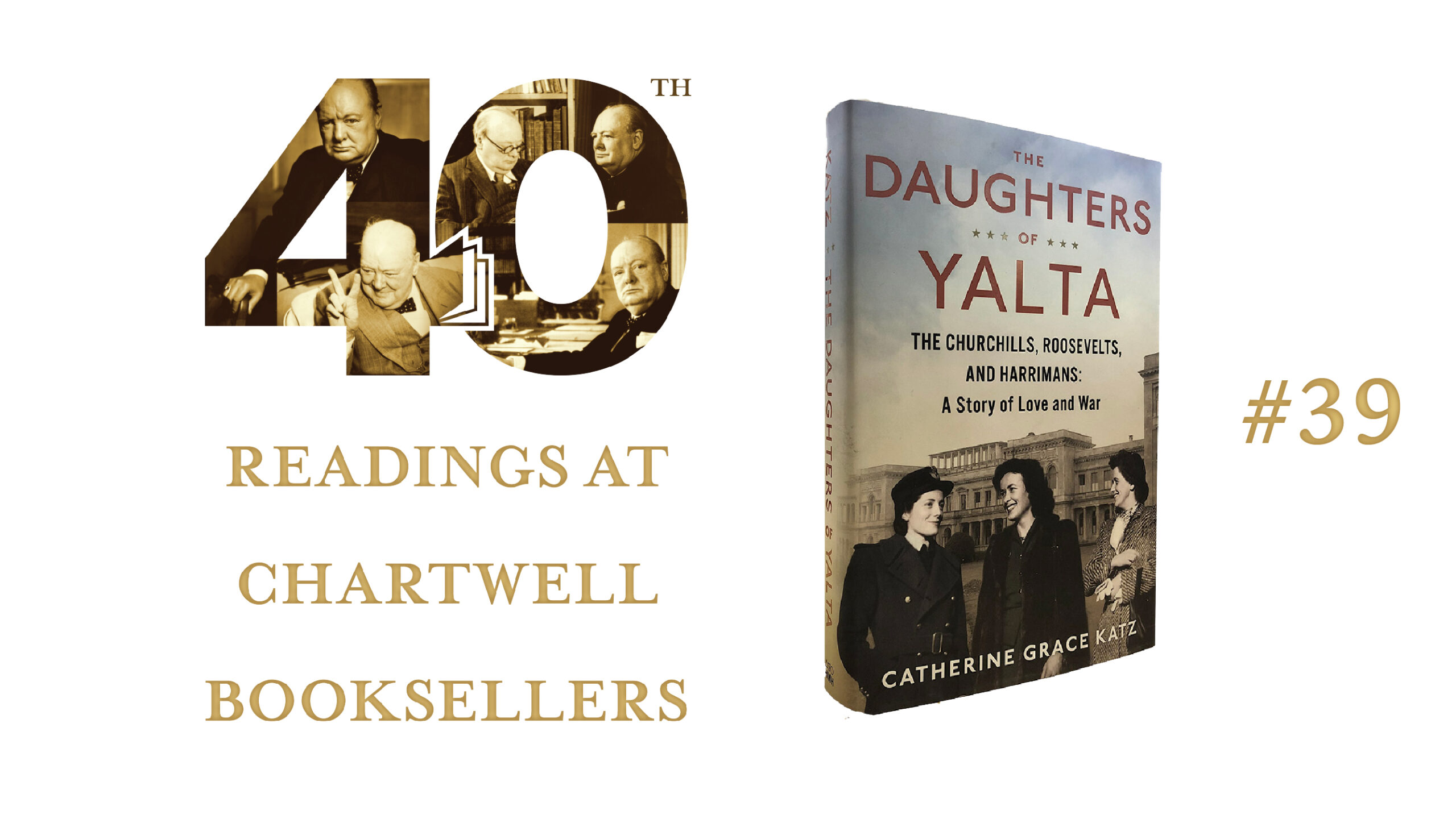 WATCH AUTHOR CATHERINE GRACE KATZ READ “THE DAUGHTERS OF YALTA”