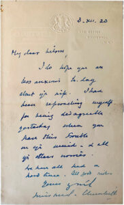Product image: AUTOGRAPH LETTER SIGNED FROM WINSTON CHURCHILL