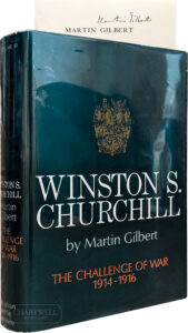 Product image: SIGNED OFFICIAL BIOGRAPHY MAIN VOLUME III: "The Challenge of War  1914-1916"