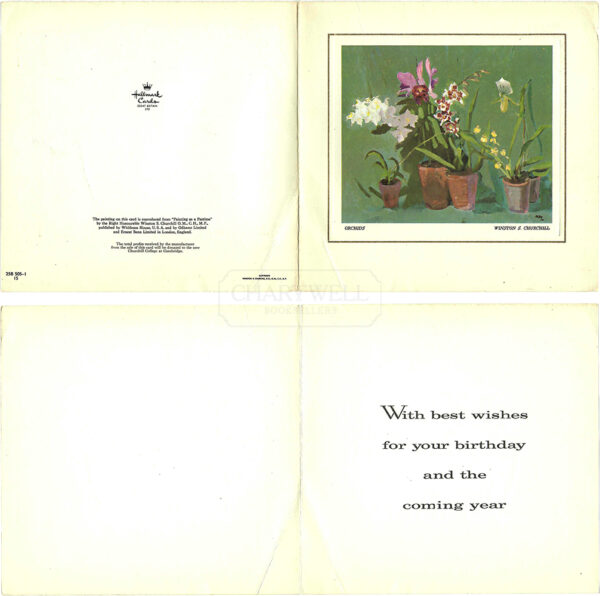 Product image: CHURCHILL BIRTHDAY CARD Sold to Benefit the New Churchill College, Cambridge