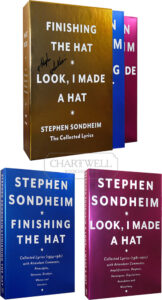 Product image: THE HAT BOX: The Collected Lyrics of Stephen Sondheim (FINISHING THE HAT & LOOK, I MADE A HAT)
