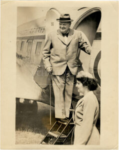 Product image: POST-WAR ORIGINAL PRESS PHOTOGRAPH OF WINSTON CHURCHILL