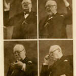 Product image: POST-WAR ORIGINAL PRESS PHOTOGRAPH OF WINSTON CHURCHILL