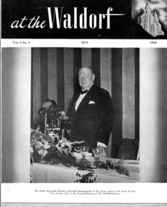 Product image: CHURCHILL "AT THE  WALDORF" 1946