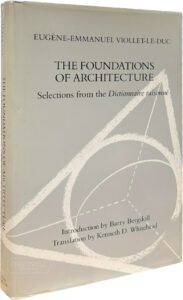 Product image: THE FOUNDATIONS OF ARCHITECTURE: Selections from the Dictionnaire raisonné