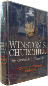 Product image: WINSTON S. CHURCHILL OFFICIAL BIOGRAPHY: MAIN VOLUME II ("Young  Statesman" 1901-1914) [First American Edition in Dust Jacket]