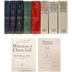 Product image: SIGNED WINSTON S. CHURCHILL OFFICIAL BIOGRAPHY: MAIN VOLUMES FIRST AMERICAN EDITION SET [8 volumes]