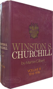 Product image: WINSTON S. CHURCHILL OFFICIAL BIOGRAPHY: MAIN VOLUME III ("The Challenge of War" 1914-1916) [First English Edition in Dust Jacket]